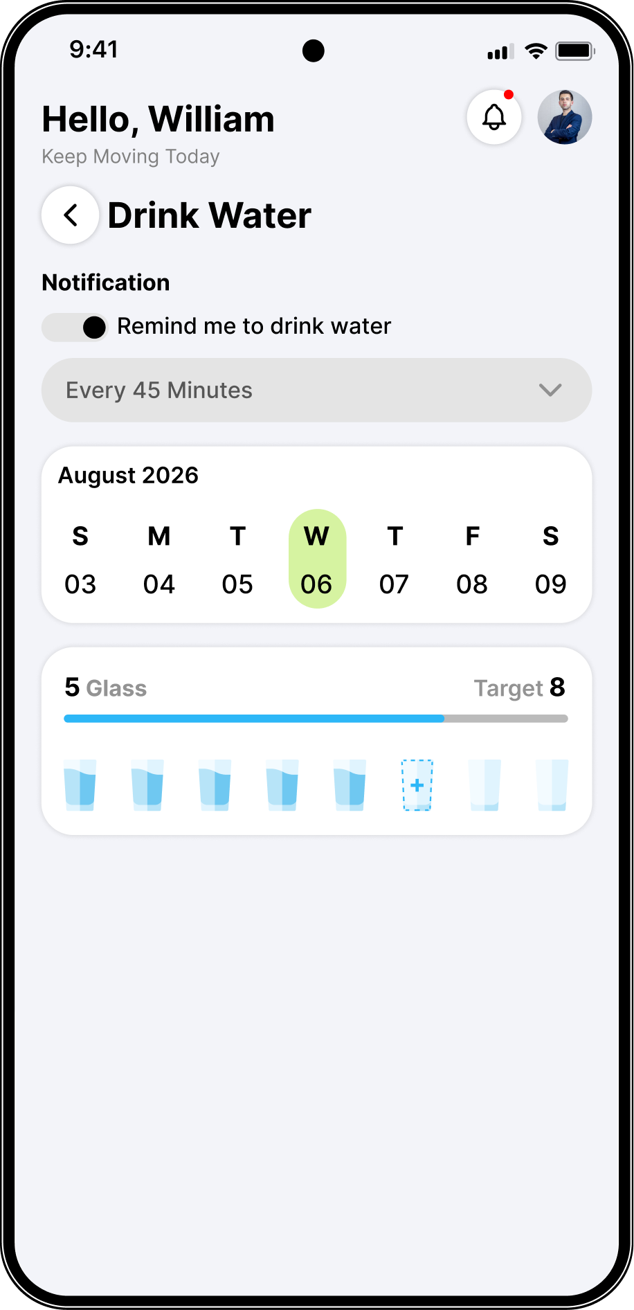 Mobile app screen 7