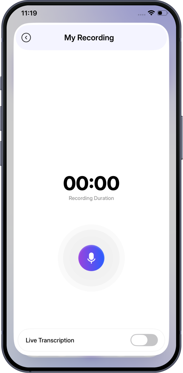 Mobile app screen 4