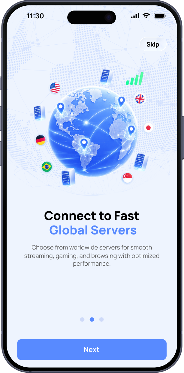 Mobile app screen 3
