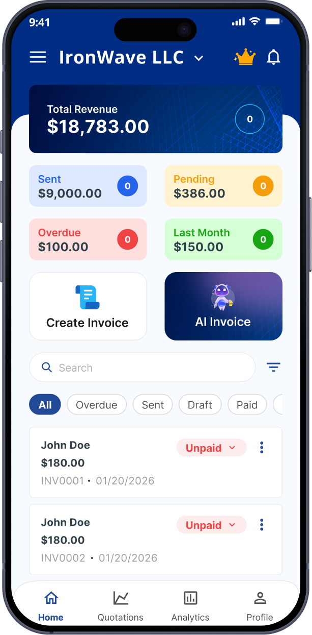 Mobile app screen 2