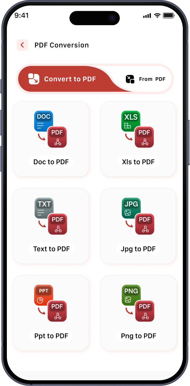 Mobile app screen 2