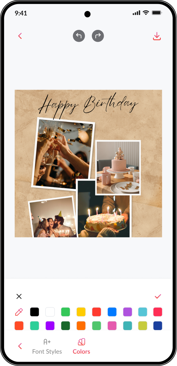 Mobile app screen 7