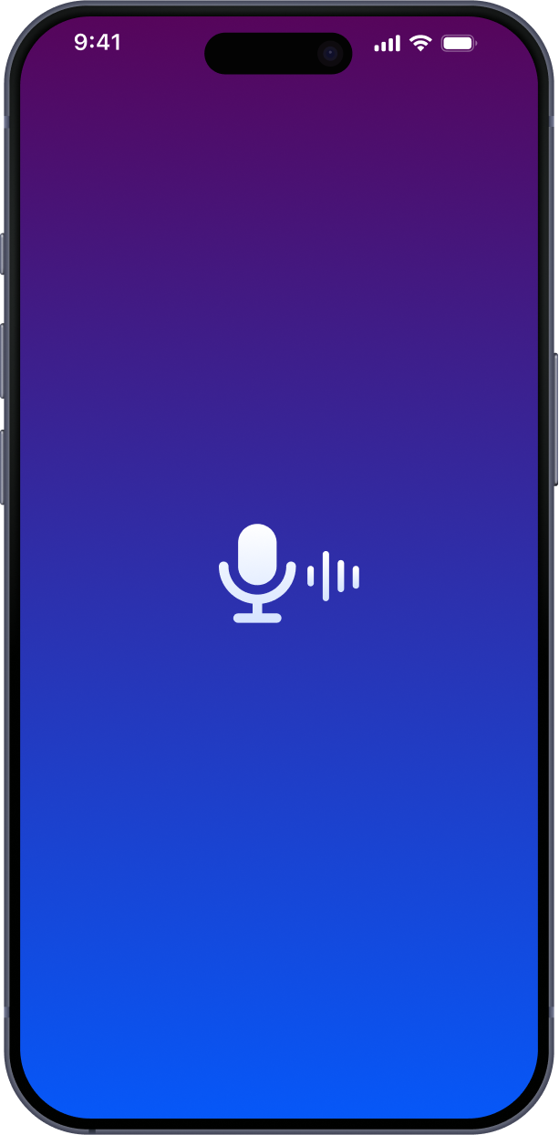 Mobile app screen 1
